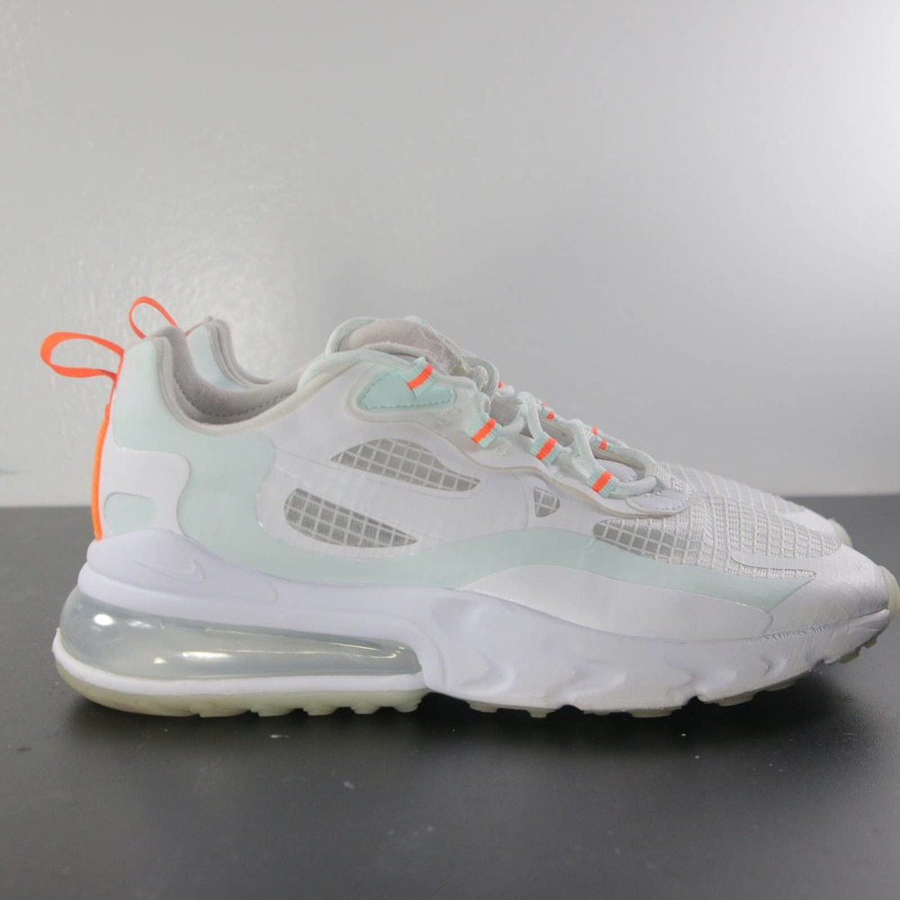 Nike Air Max 270 White Green Women's Sneakers 003413 Size 7Womens/5.5 Youth